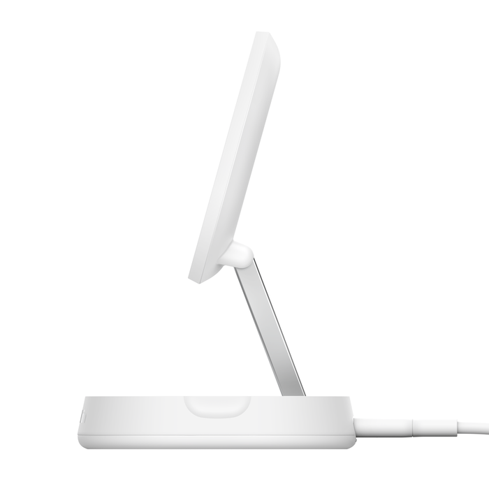 Convertible Magnetic Wireless Charging Stand with Qi2 15W, White, hi-res